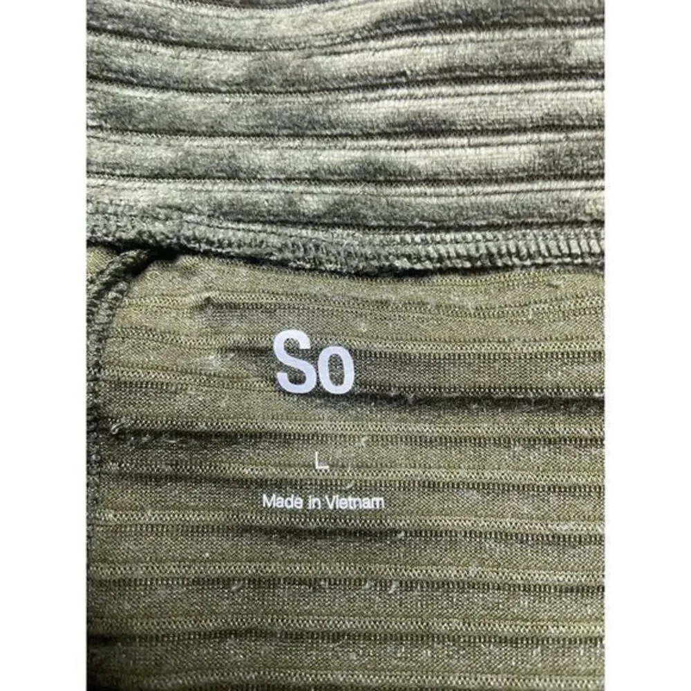 SO Skirt Large Green Corduroy Velour Gobblin Gremlin Fairy Witchy Core Mini‎ Y2K